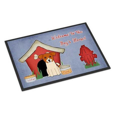 Carolines Treasures BB2862MAT Dog House Collection Jack Russell Terrier Indoor Or Outdoor Mat; 18 X 0.25 X 27 In.